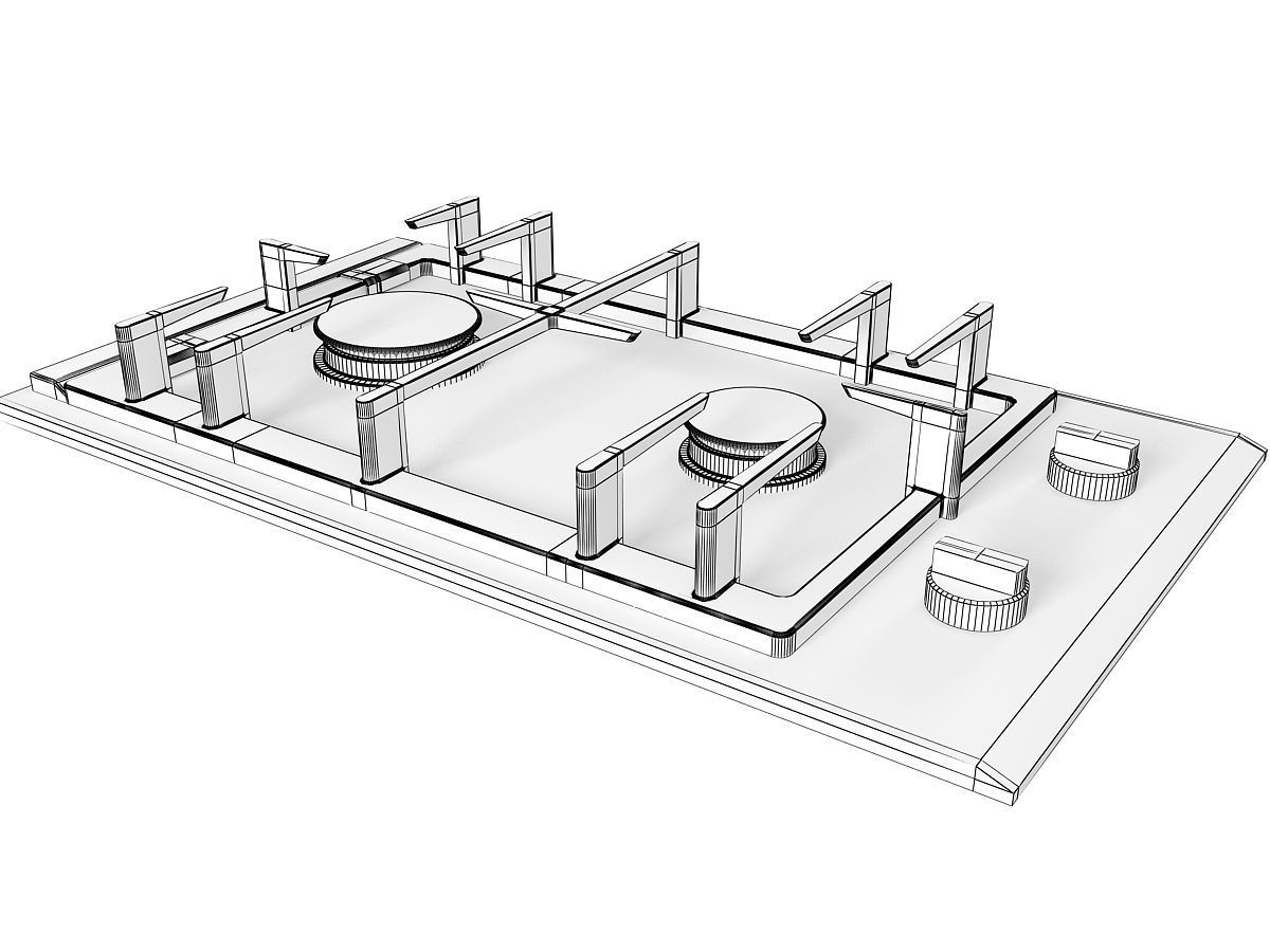 Cooktop 09 3D model_13