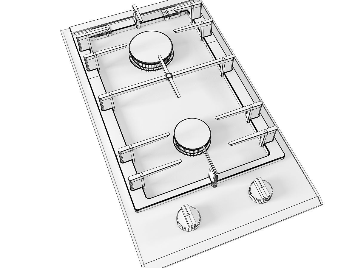 Cooktop 09 3D model_12