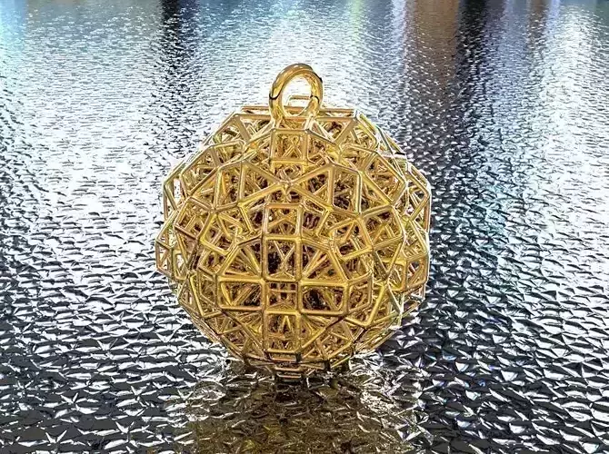 BRO WOVEN OCTOTOAD PENDANT 3D print model