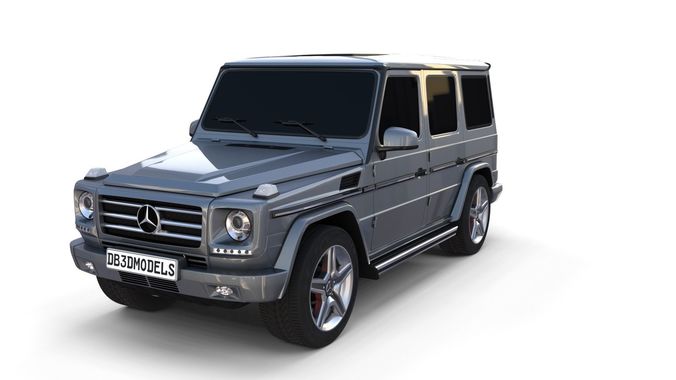 Mercedes Benz G Class Gray 3D model