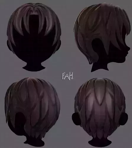 3D Hair style for boy V14