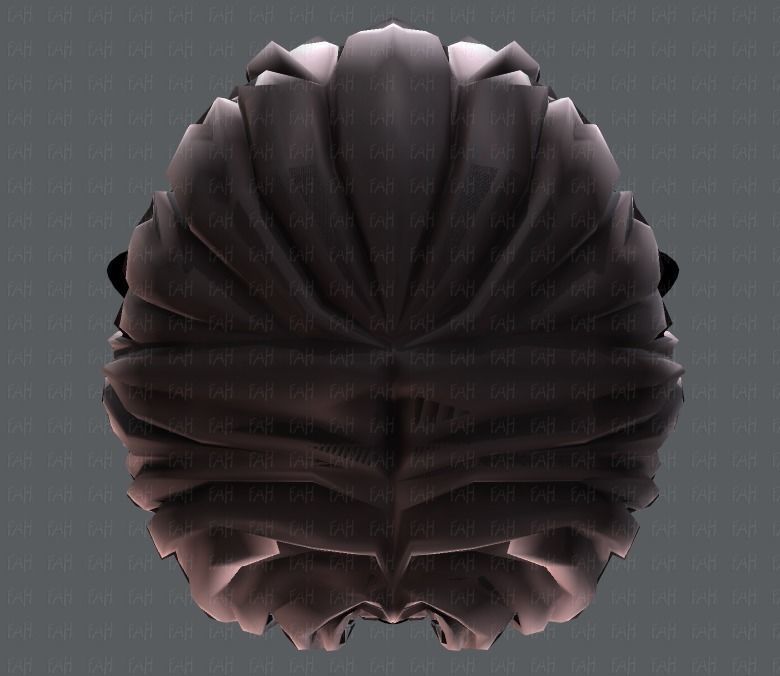 3D Hair style for boy V14 Low-poly 3D model_35