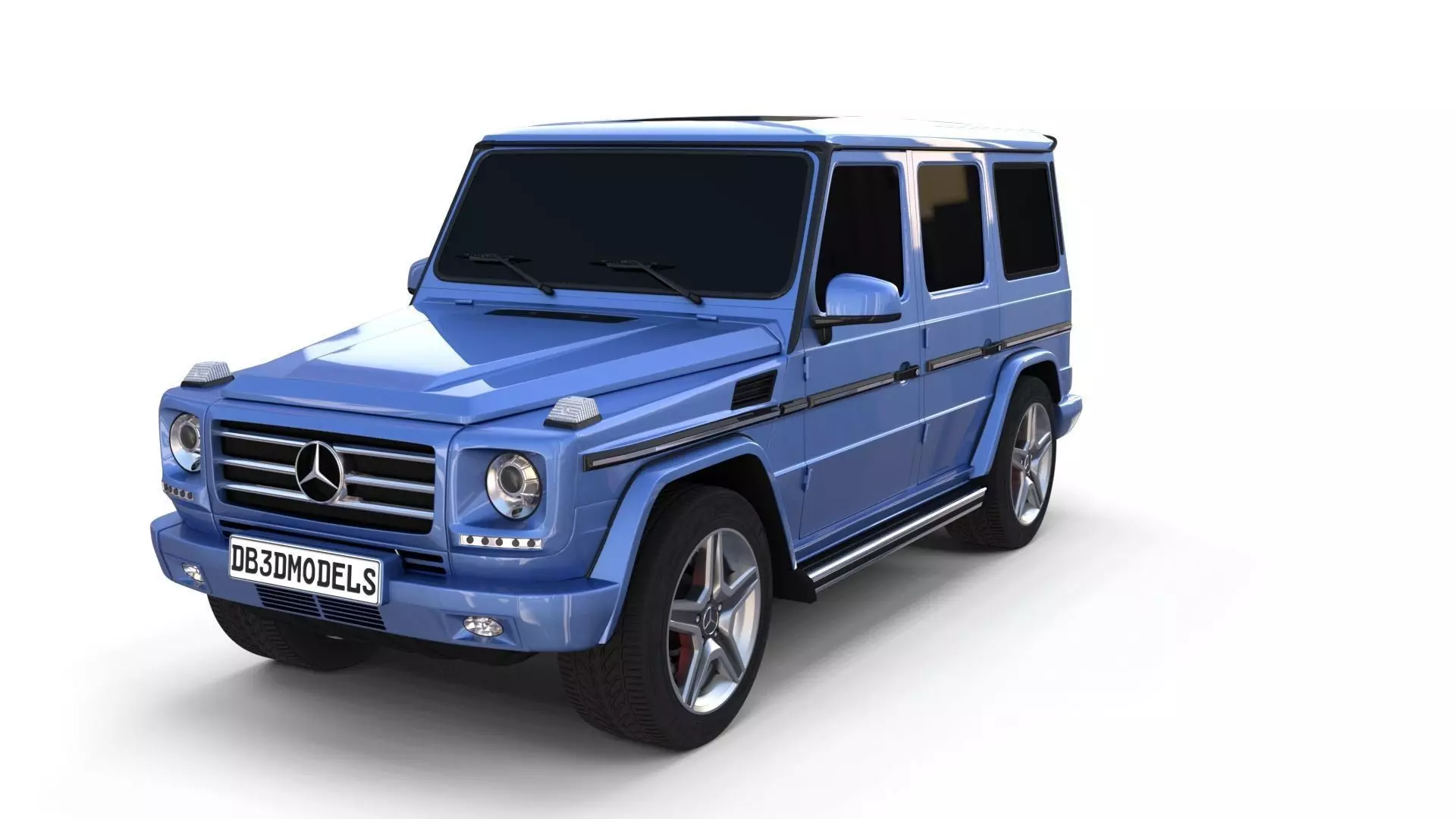 Mercedes Benz G Class Blue 3D model