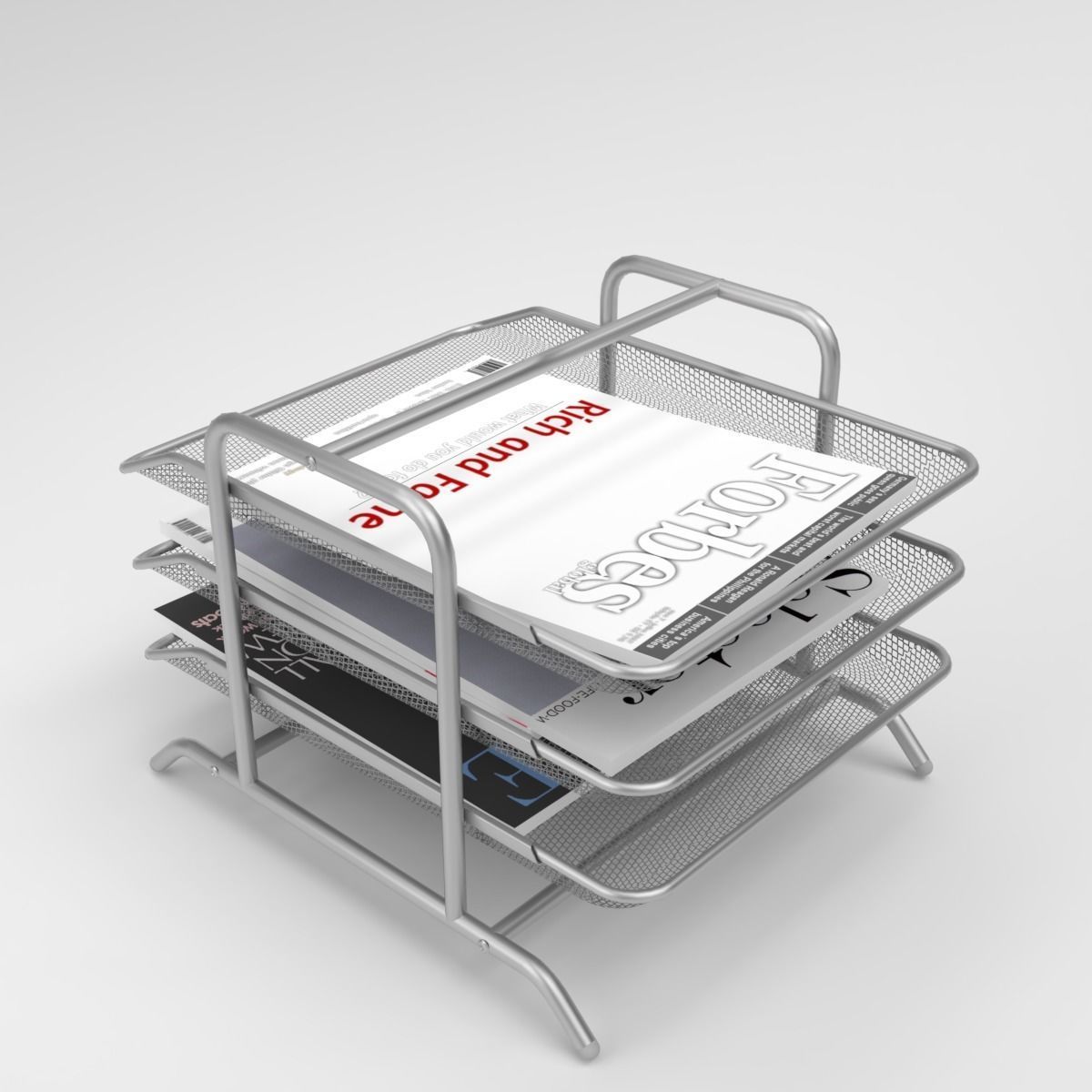 Dokument Letter tray Blender Cycles 3D model_2