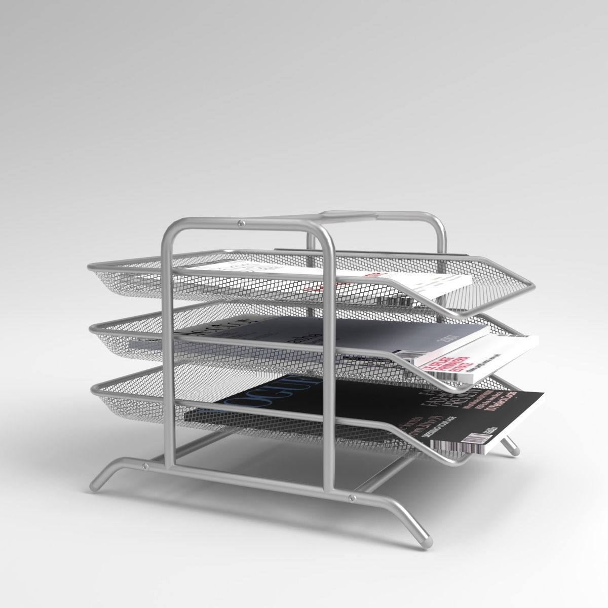 Dokument Letter tray Blender Cycles 3D model_1