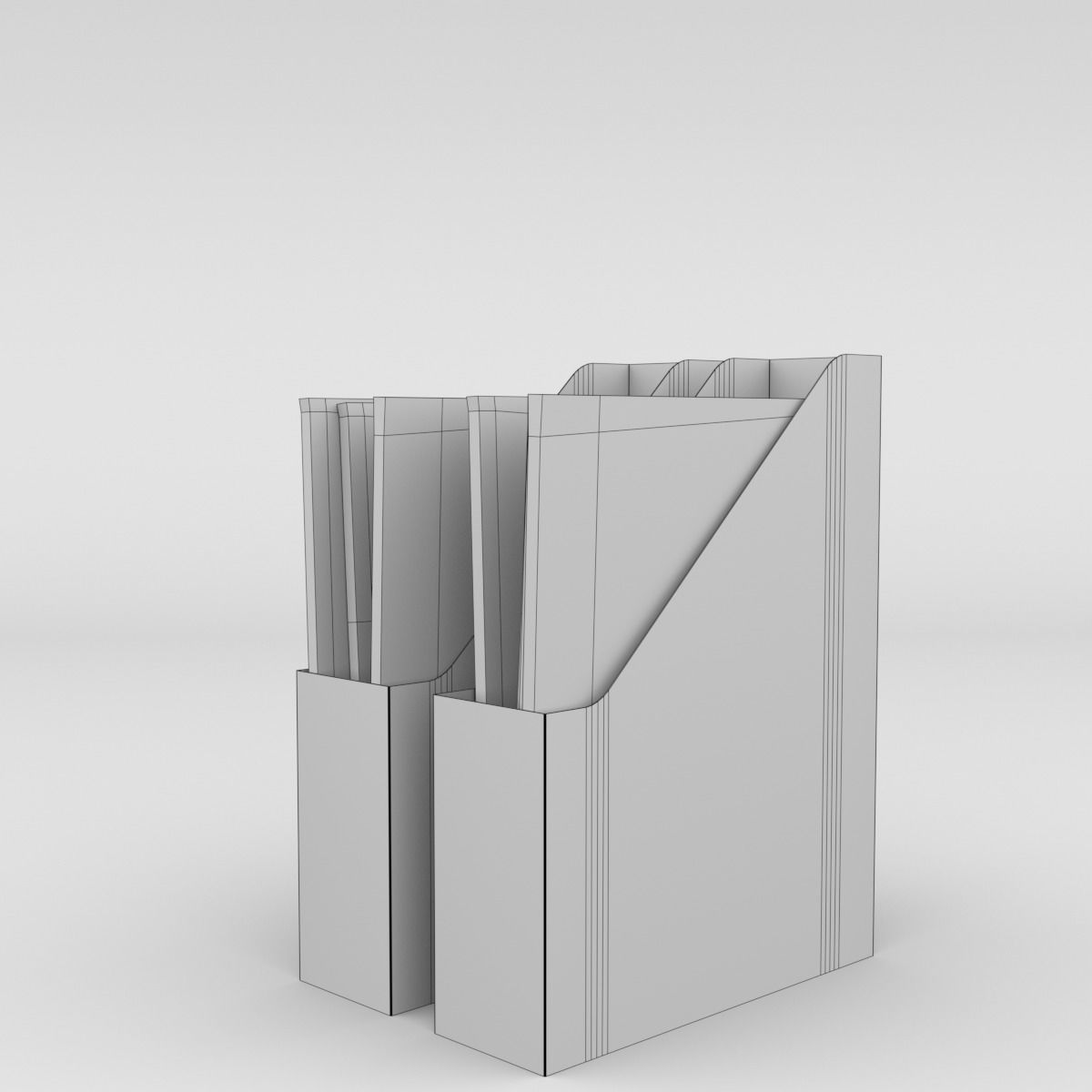 Fluns Magazine file set Blender Cycles 3D model CGTrader