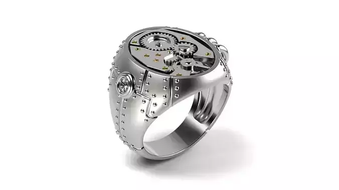 Steampunk Signet Ring