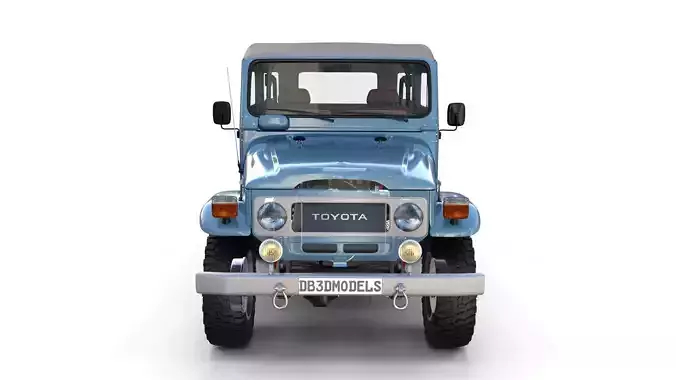 Toyota Land Cruiser FJ 40 Soft Top with Interior and Chassis