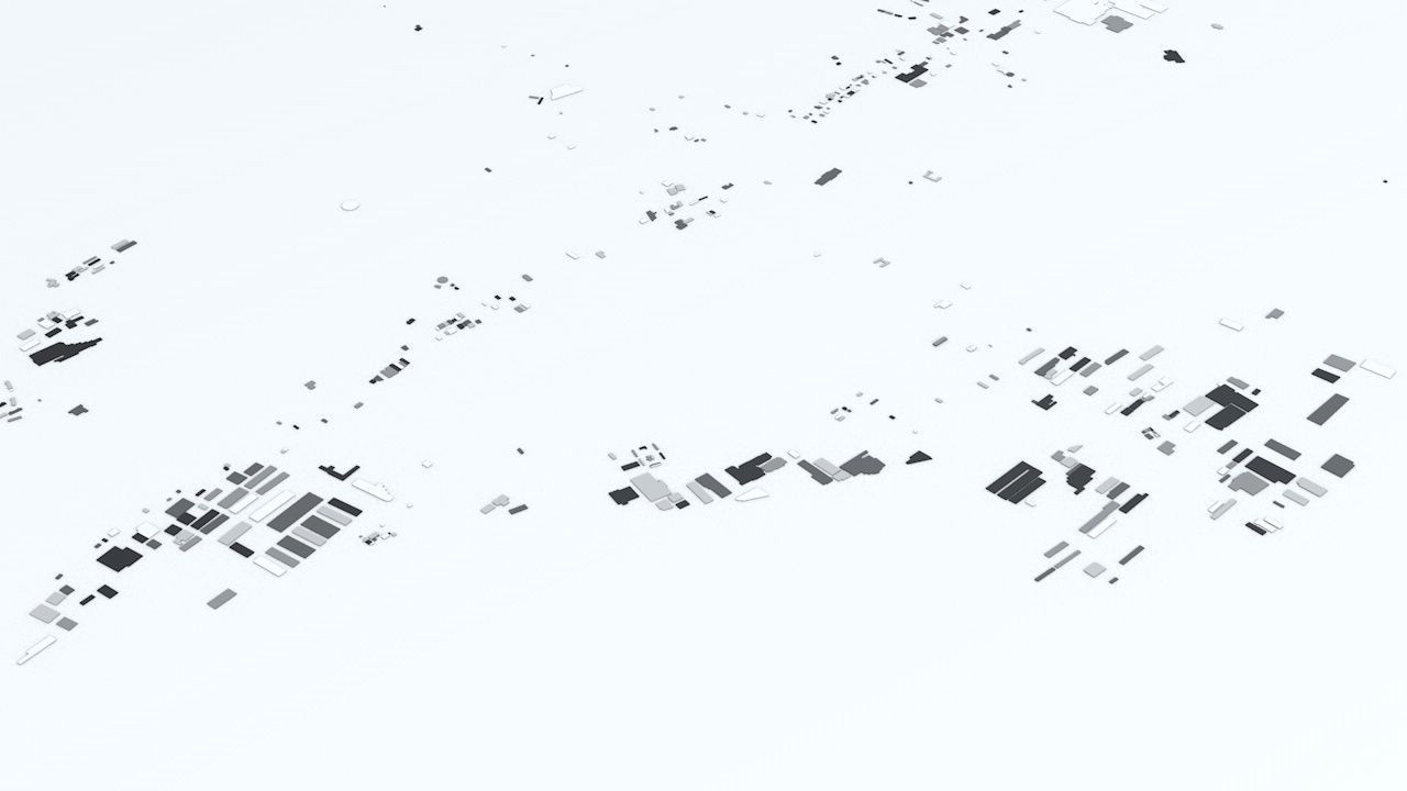 Trinidad and Tobago Streets and Buildings 3D model_3