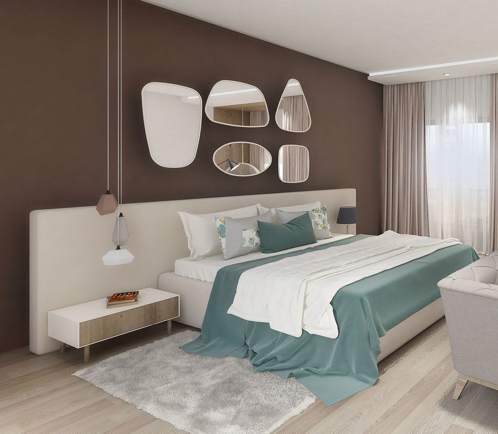 bedroom modern 3D model_4