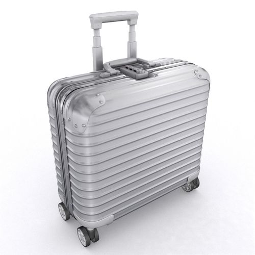 Aluminium business trolley 3D model