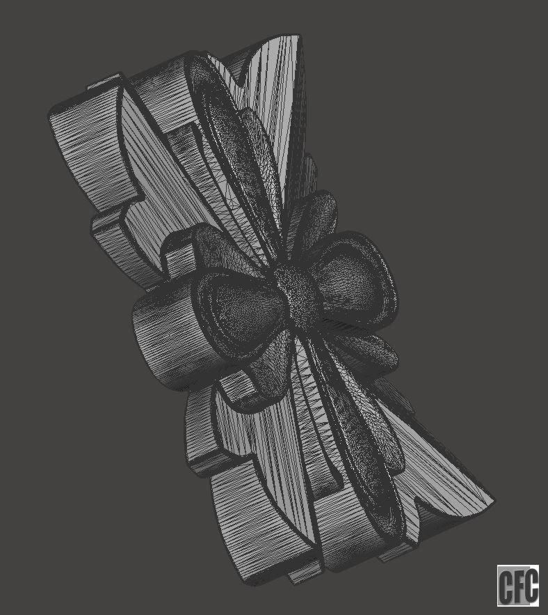 WoodCarving detail - 3d model for CNC - WCCFC0L 3D print model_8