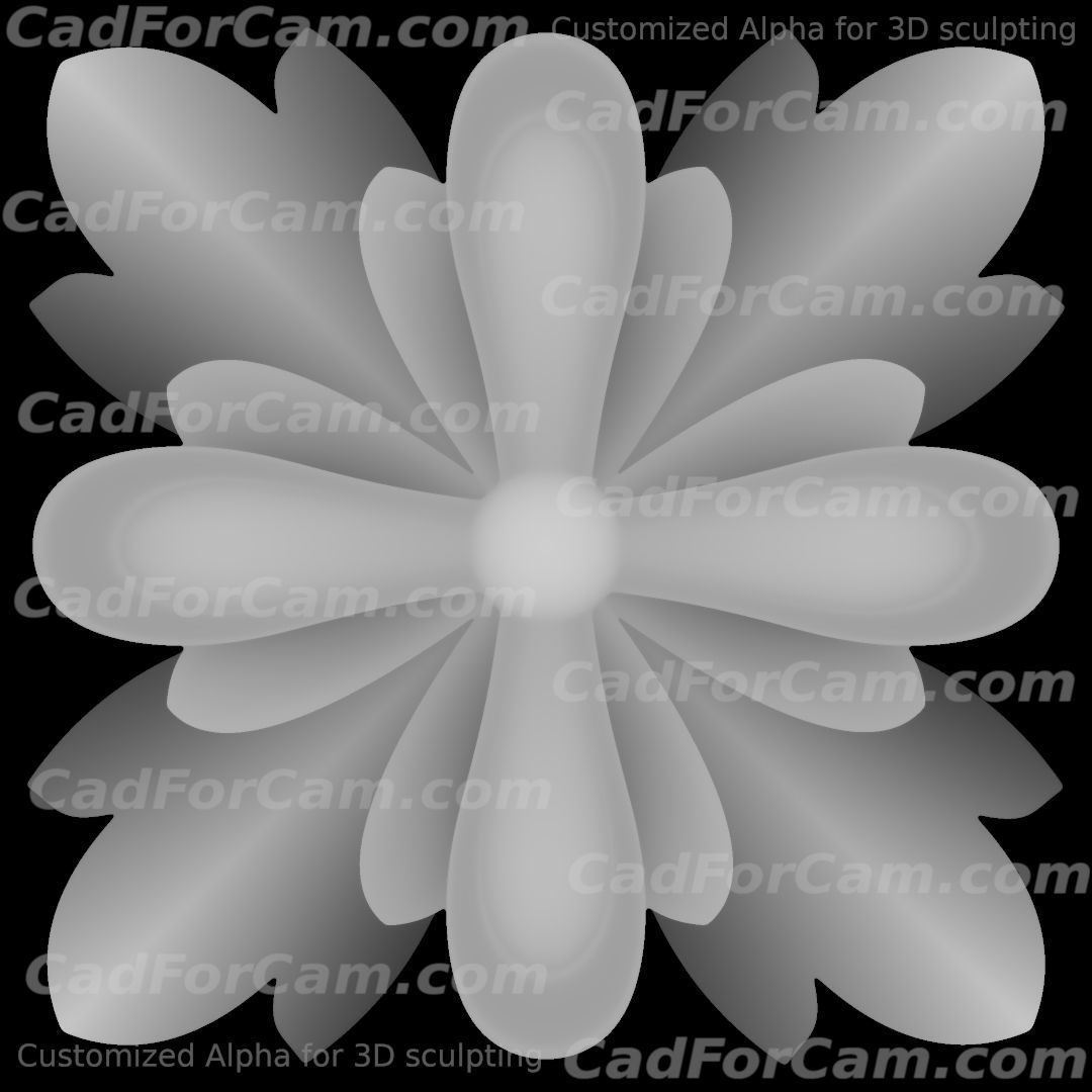 WoodCarving detail - 3d model for CNC - WCCFC0L 3D print model_13