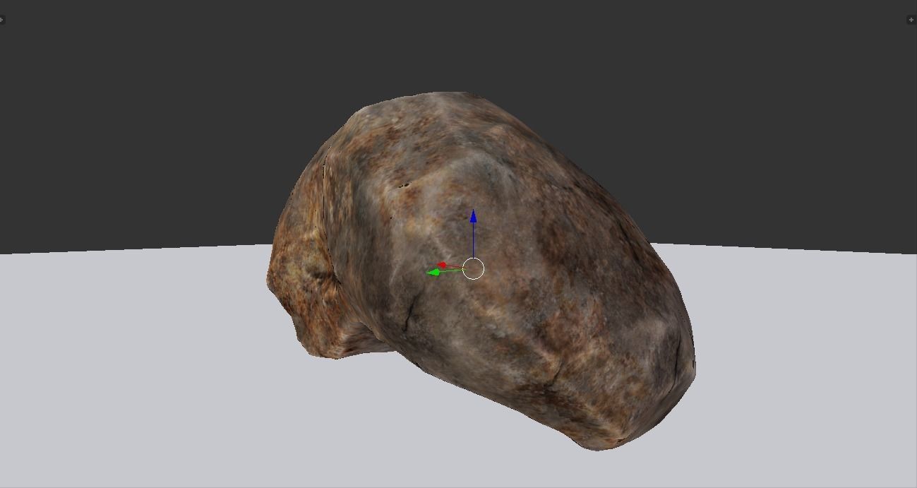 Realistic Rock Low-poly 3D model_12
