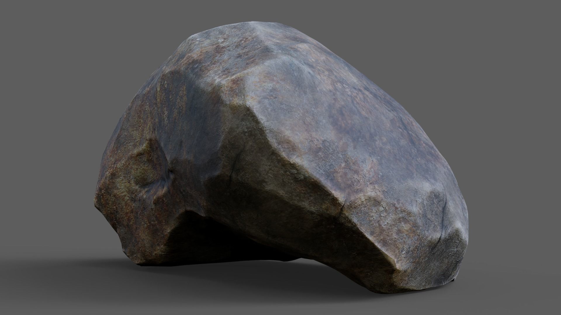 Realistic Rock Low-poly 3D model_2
