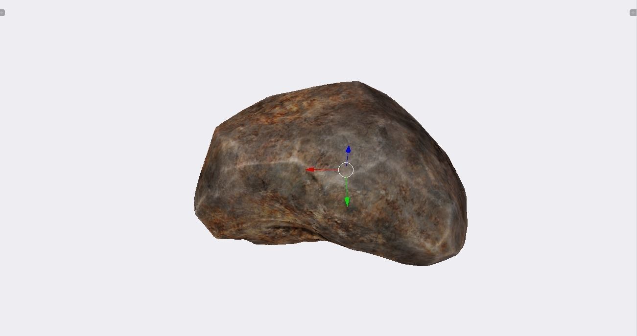 Realistic Rock Low-poly 3D model_14