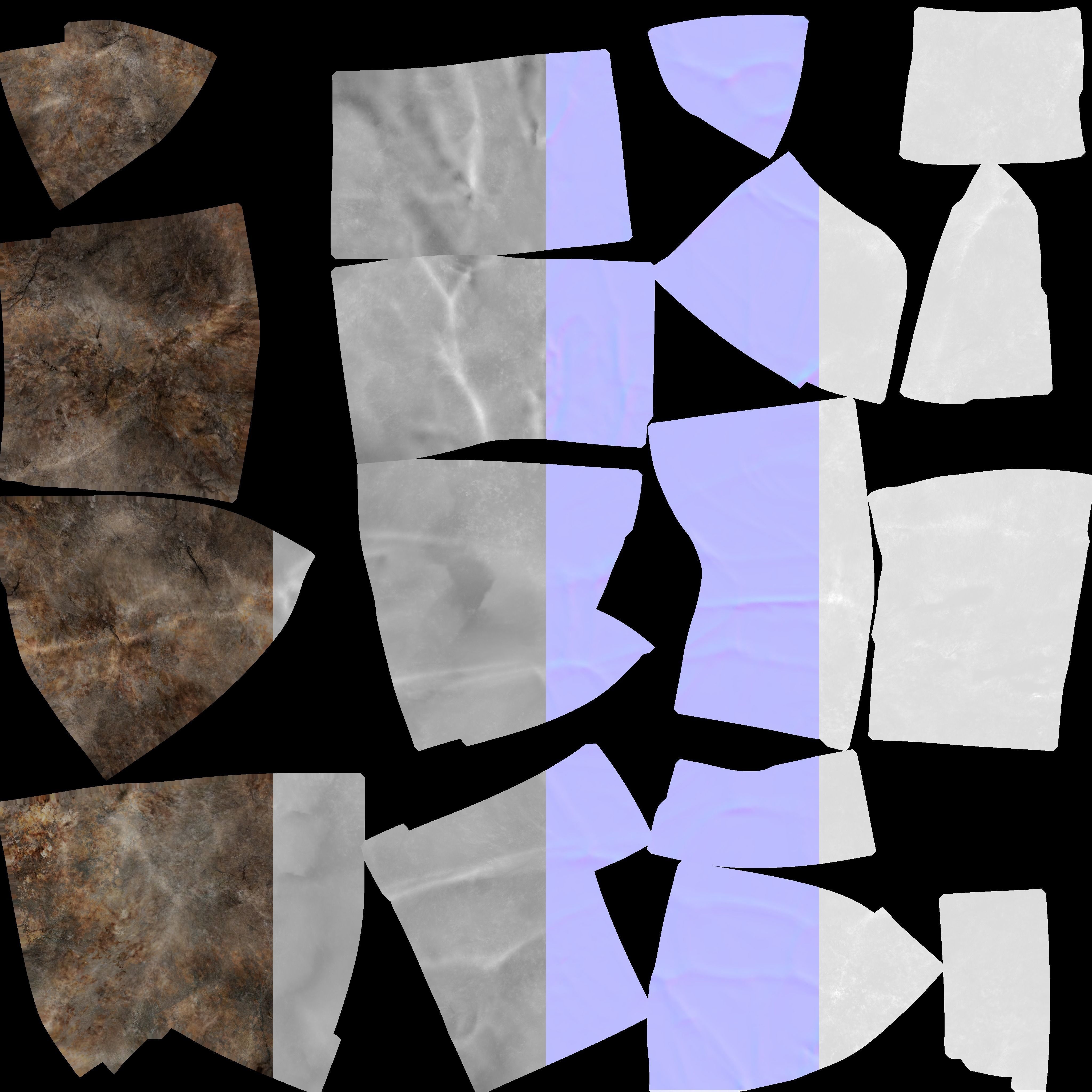 Realistic Rock Low-poly 3D model_10