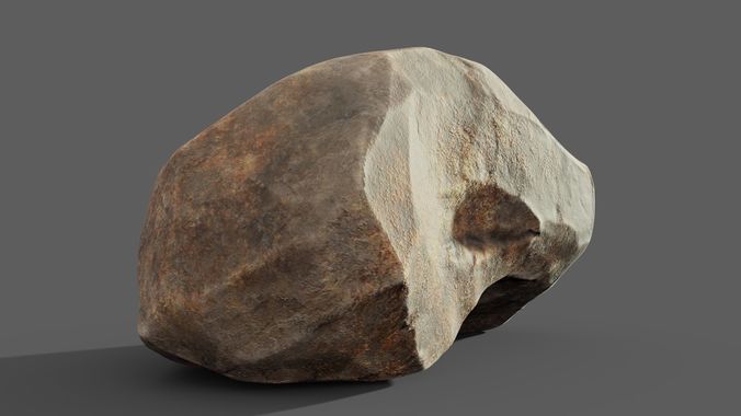Realistic Rock Low-poly 3D model