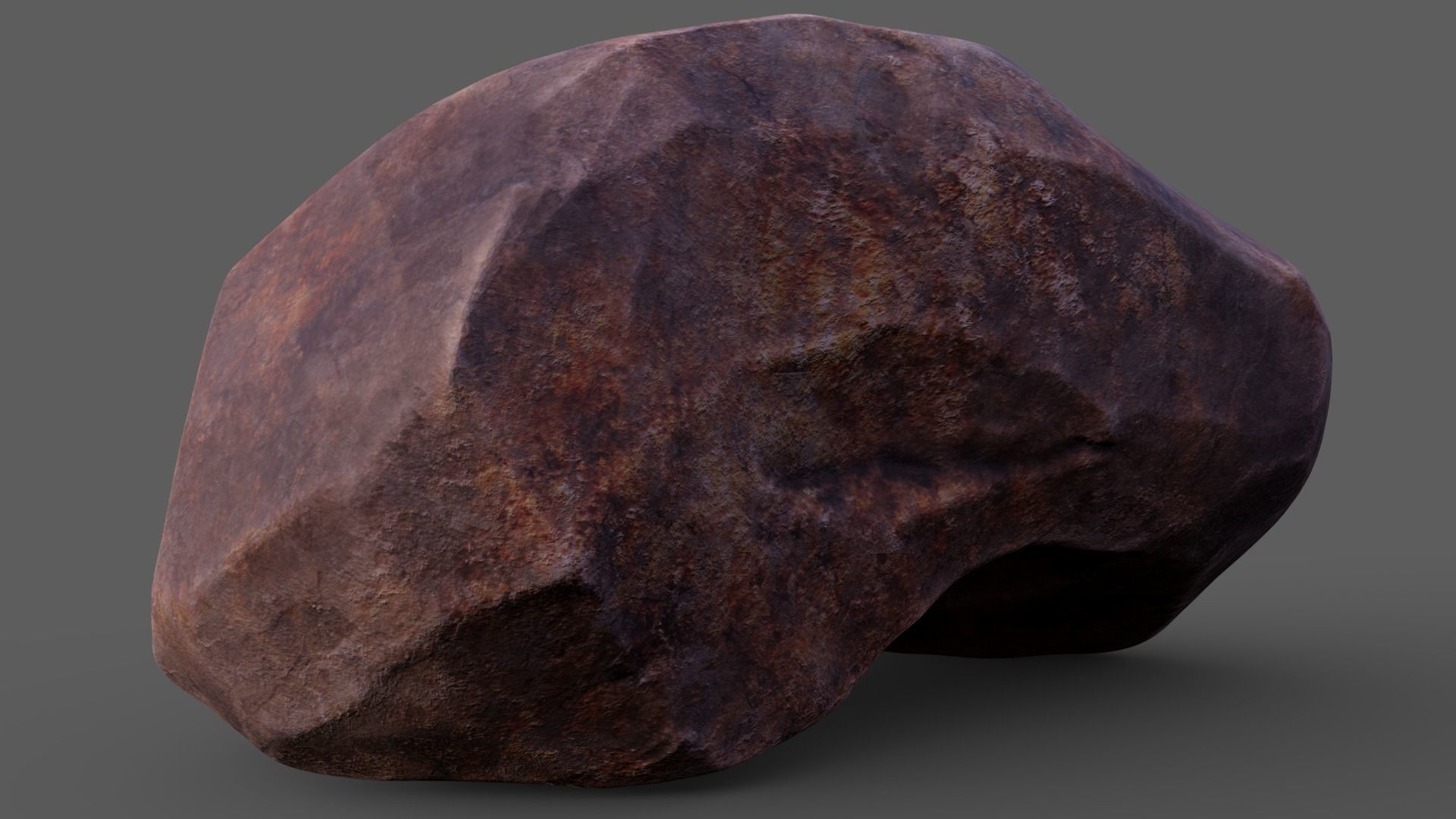 Realistic Rock Low-poly 3D model_7