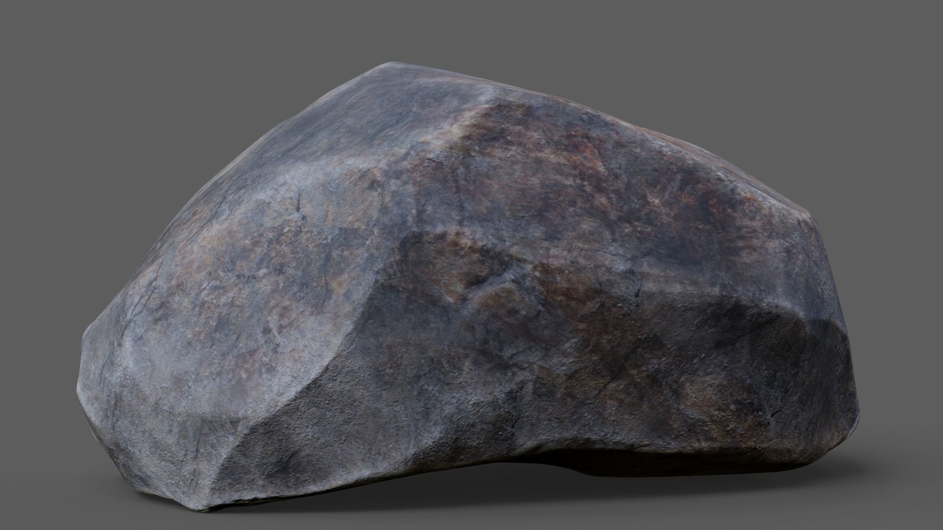 Realistic Rock Low-poly 3D model_4
