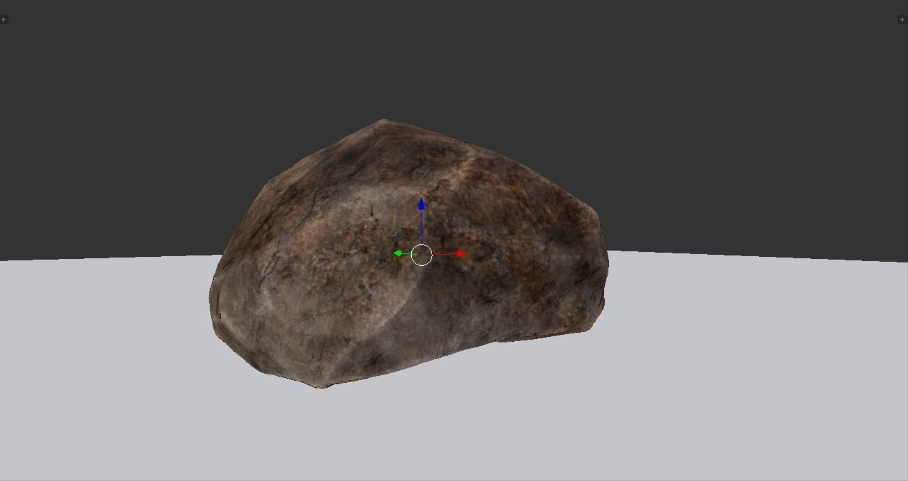 Realistic Rock Low-poly 3D model_13