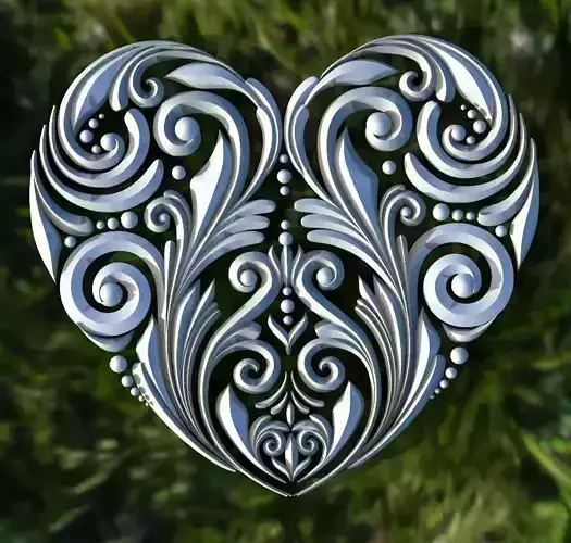 heart ornate