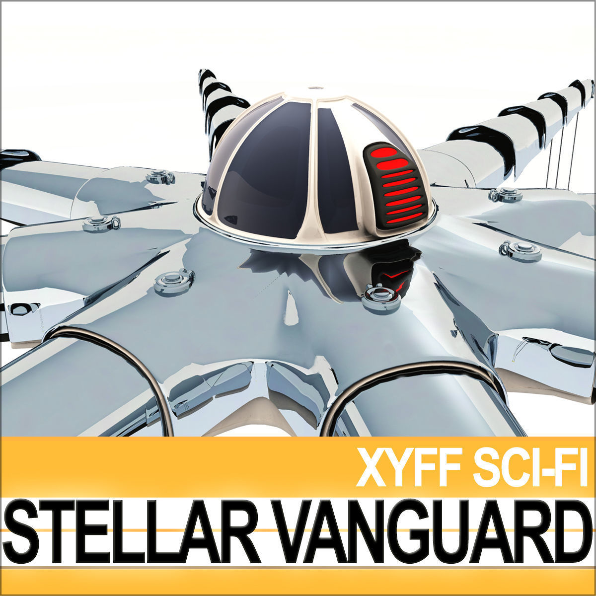 Stellar Vanguard Space Fighter 3D model_8