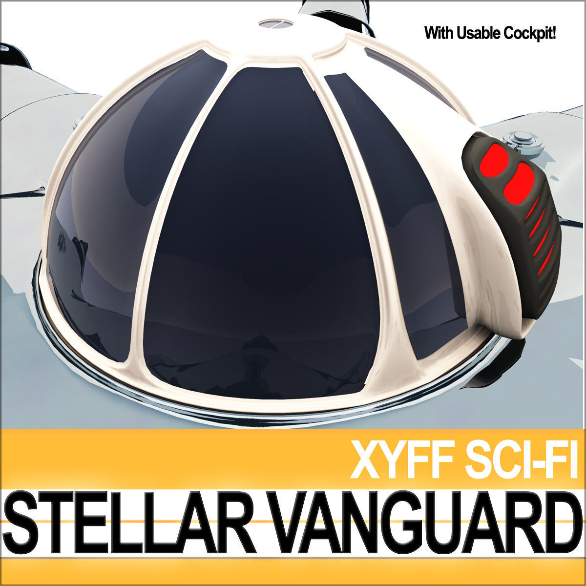 Stellar Vanguard Space Fighter 3D model_11