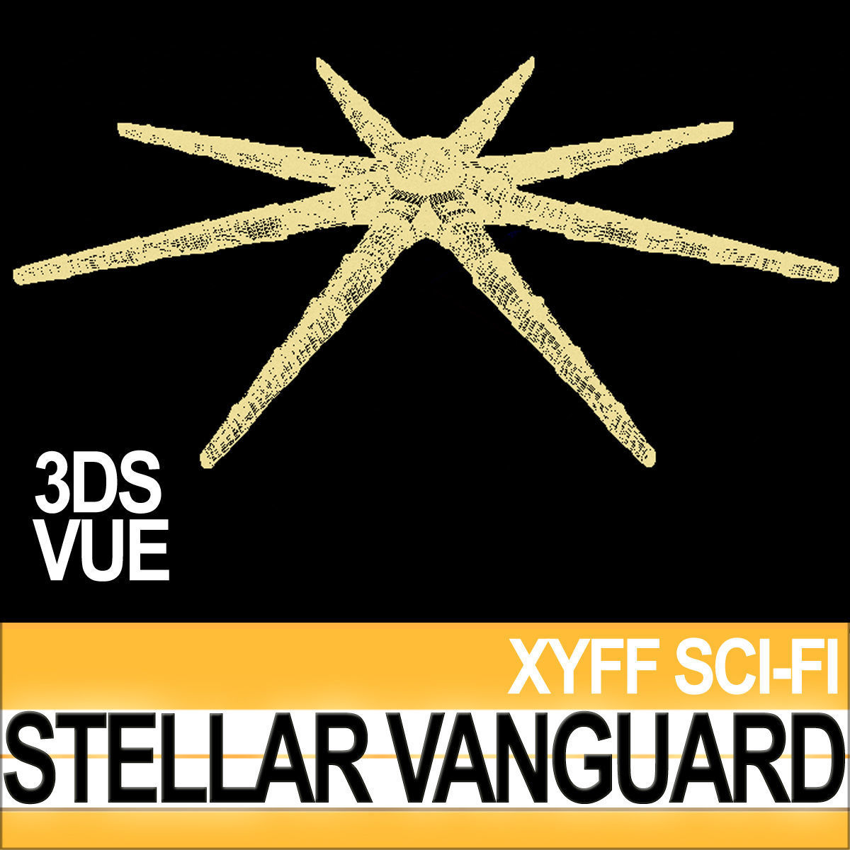 Stellar Vanguard Space Fighter 3D model_16