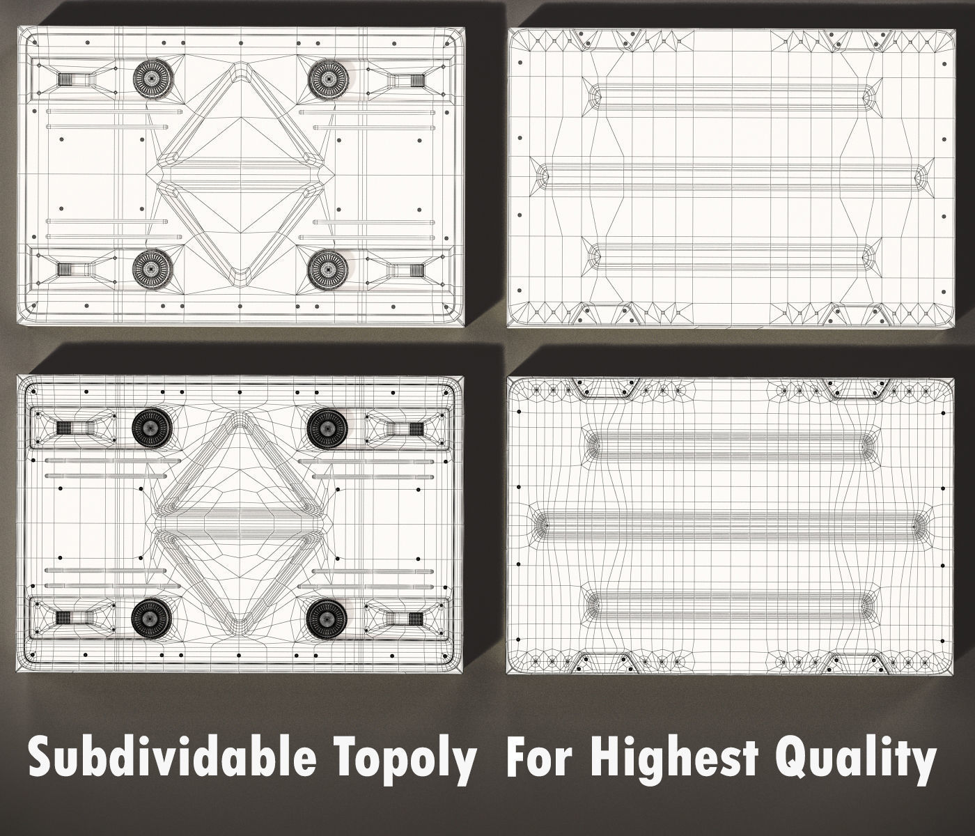 Sci Fi Panels KitBash  3D model_7
