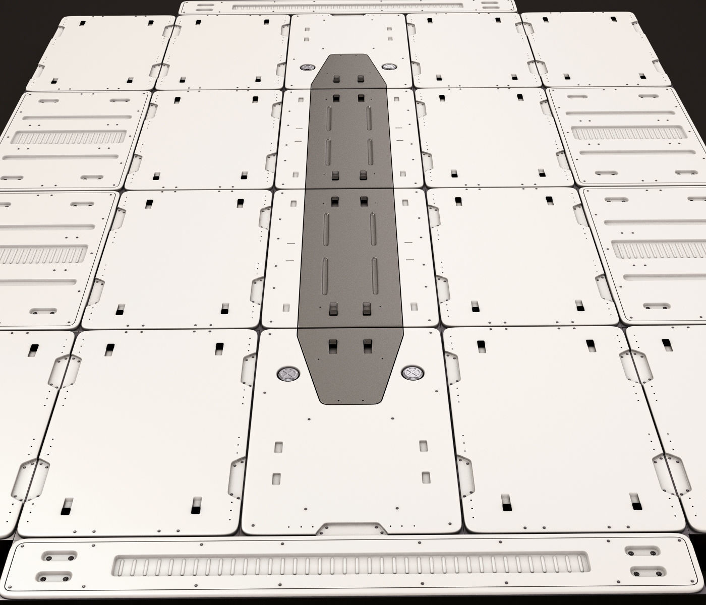 Sci Fi Panels KitBash  3D model_5