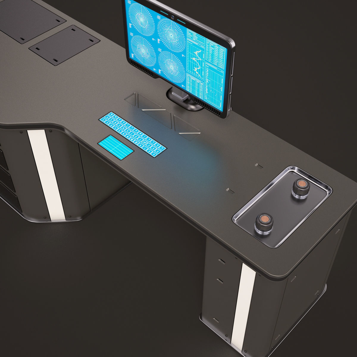 Sci Fi Lab Table 3D model_3