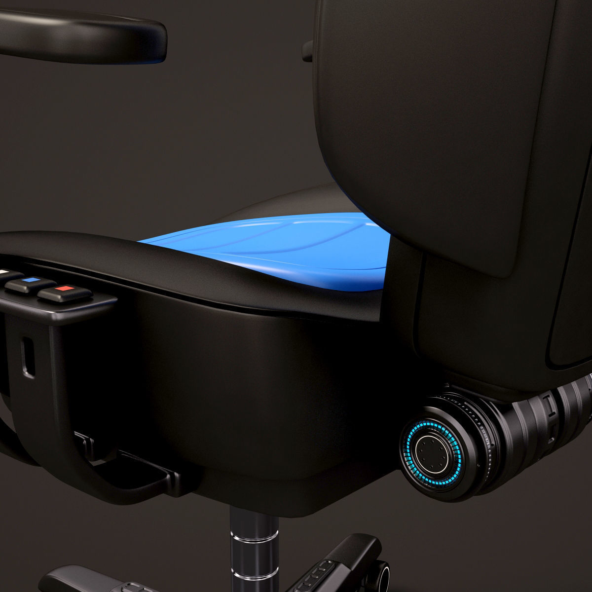 Sci Fi Lab Table and Chair  3D model_15