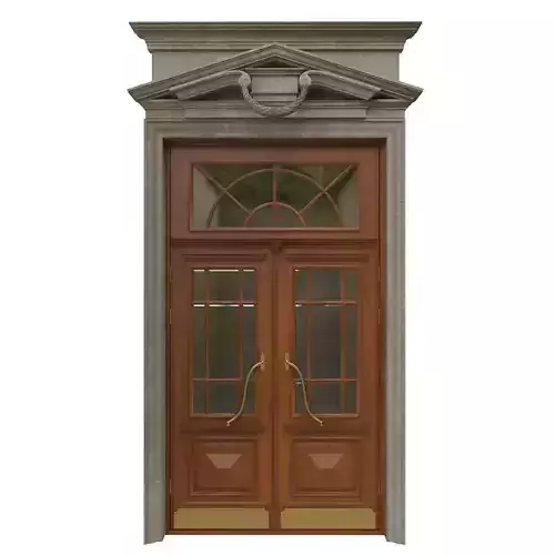 Entrance classic door 04