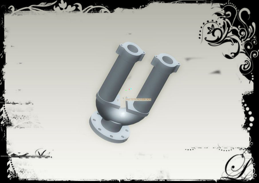 saftey valve body Free 3D model_1