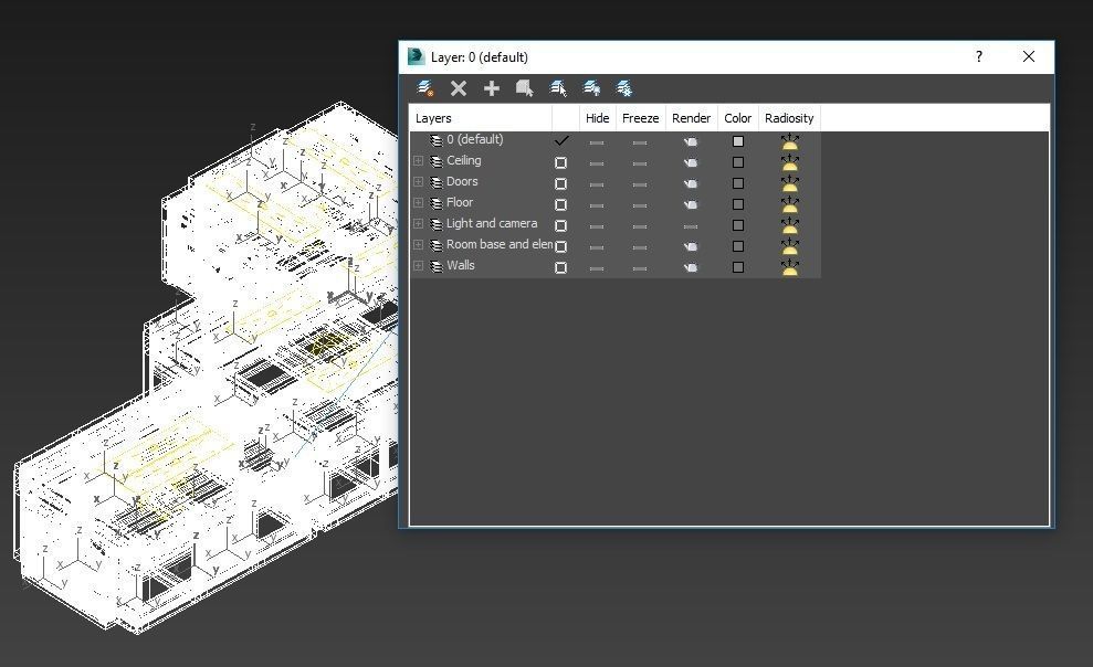 Sci Fi Lab Interior 3D model_8