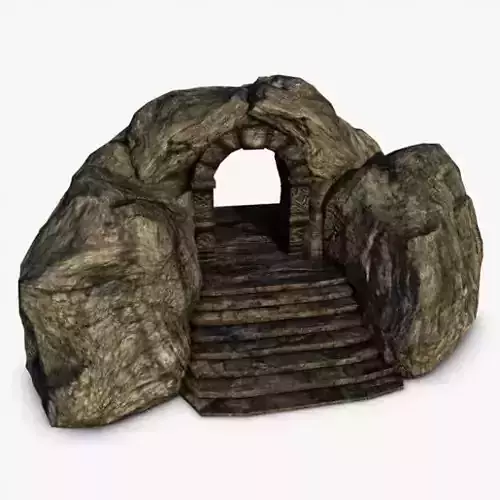 Ancient rock entrance