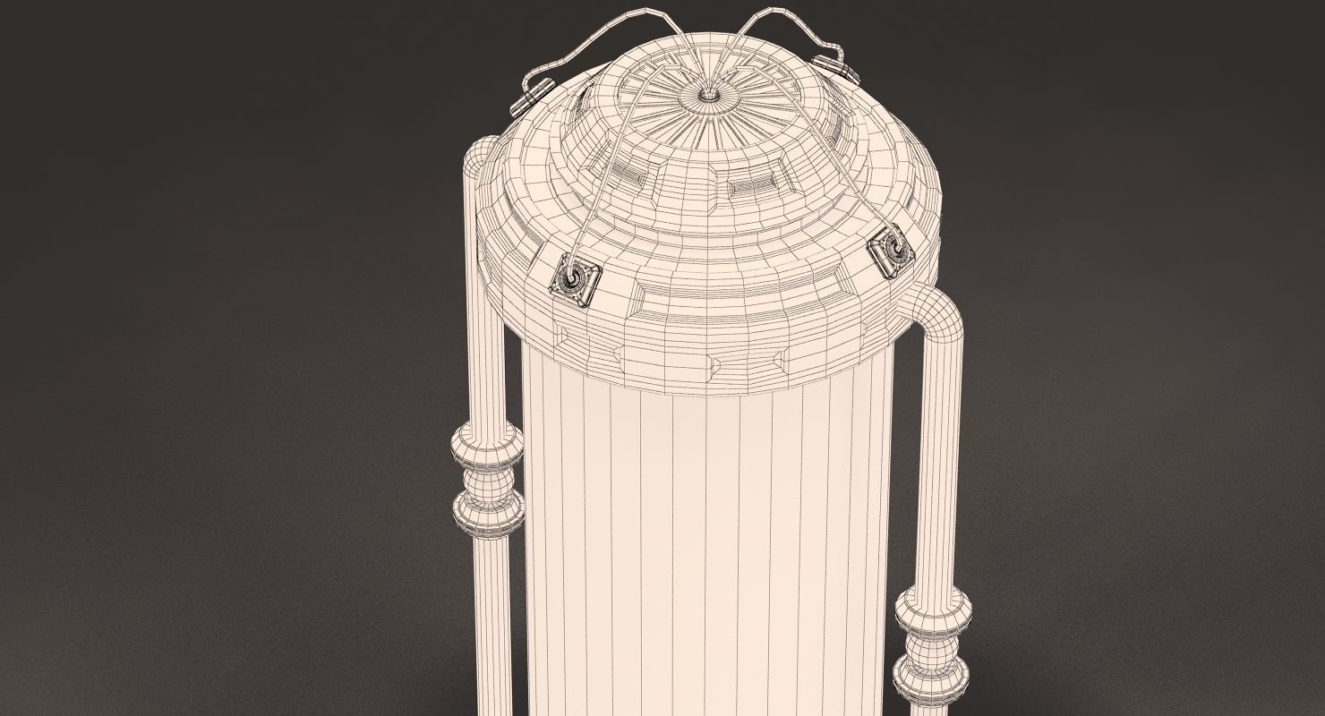 Sci Fi Cryopod 3D model_8