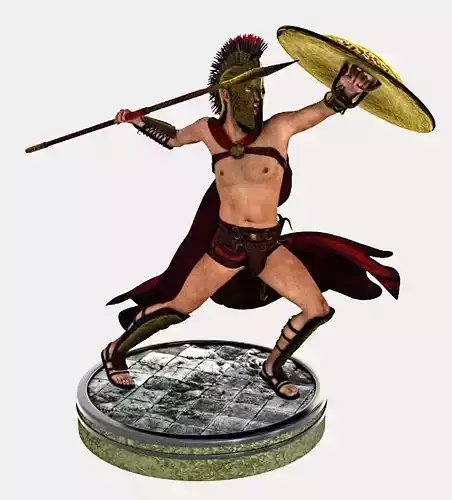 Spartan Warrior 300 3D print model