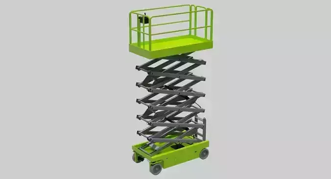 Scissor Lift 1 Untextured