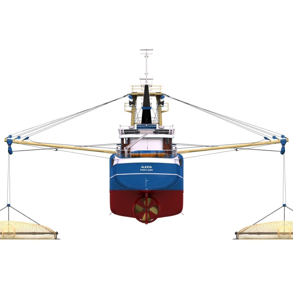 Fishing Boat - 01 -  3D model_4