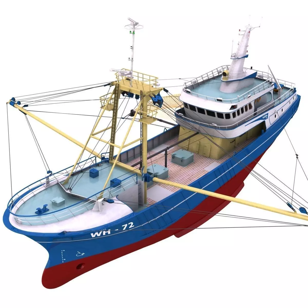 Fishing Boat - 01 -  3D model_0