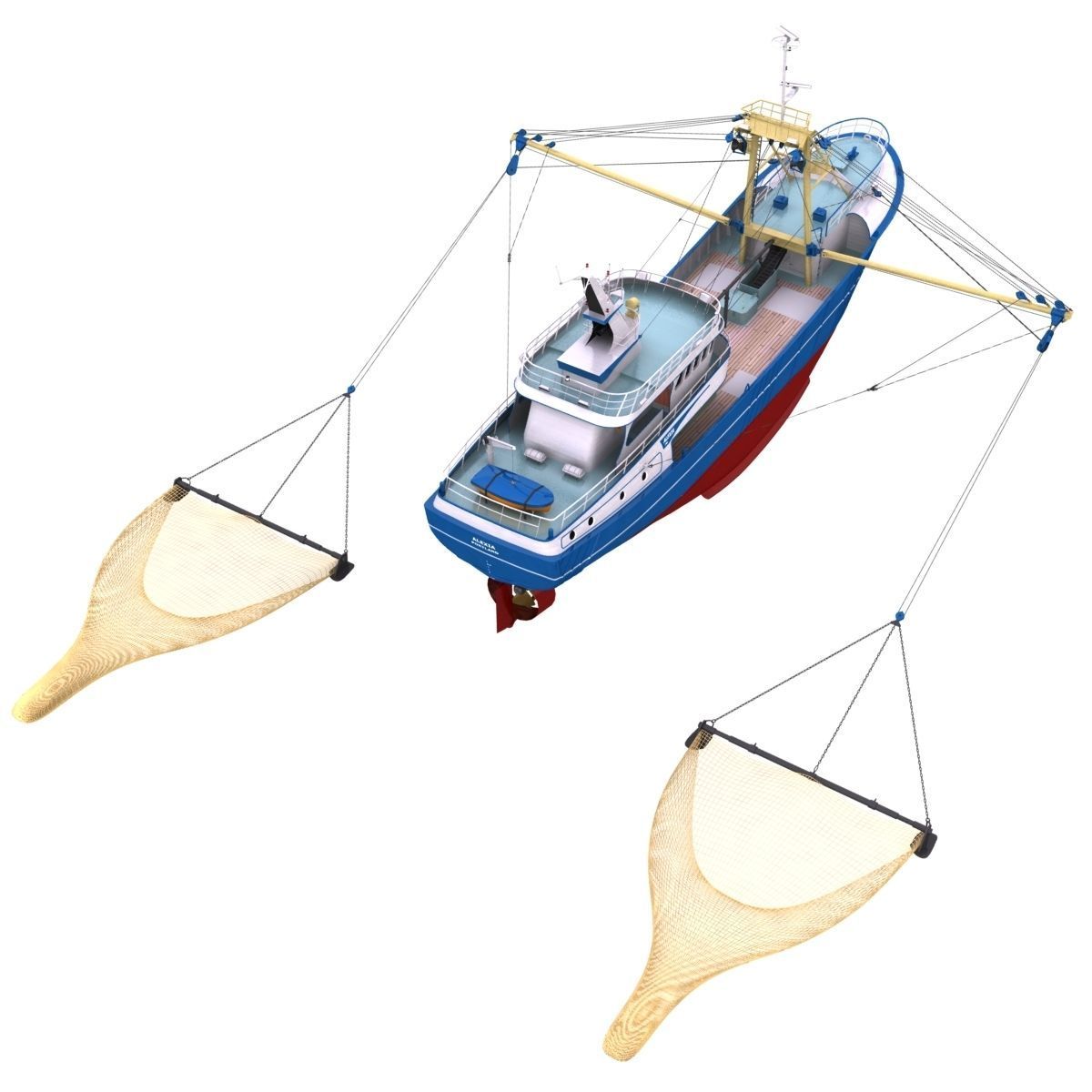 Fishing Boat - 01 -  3D model_10