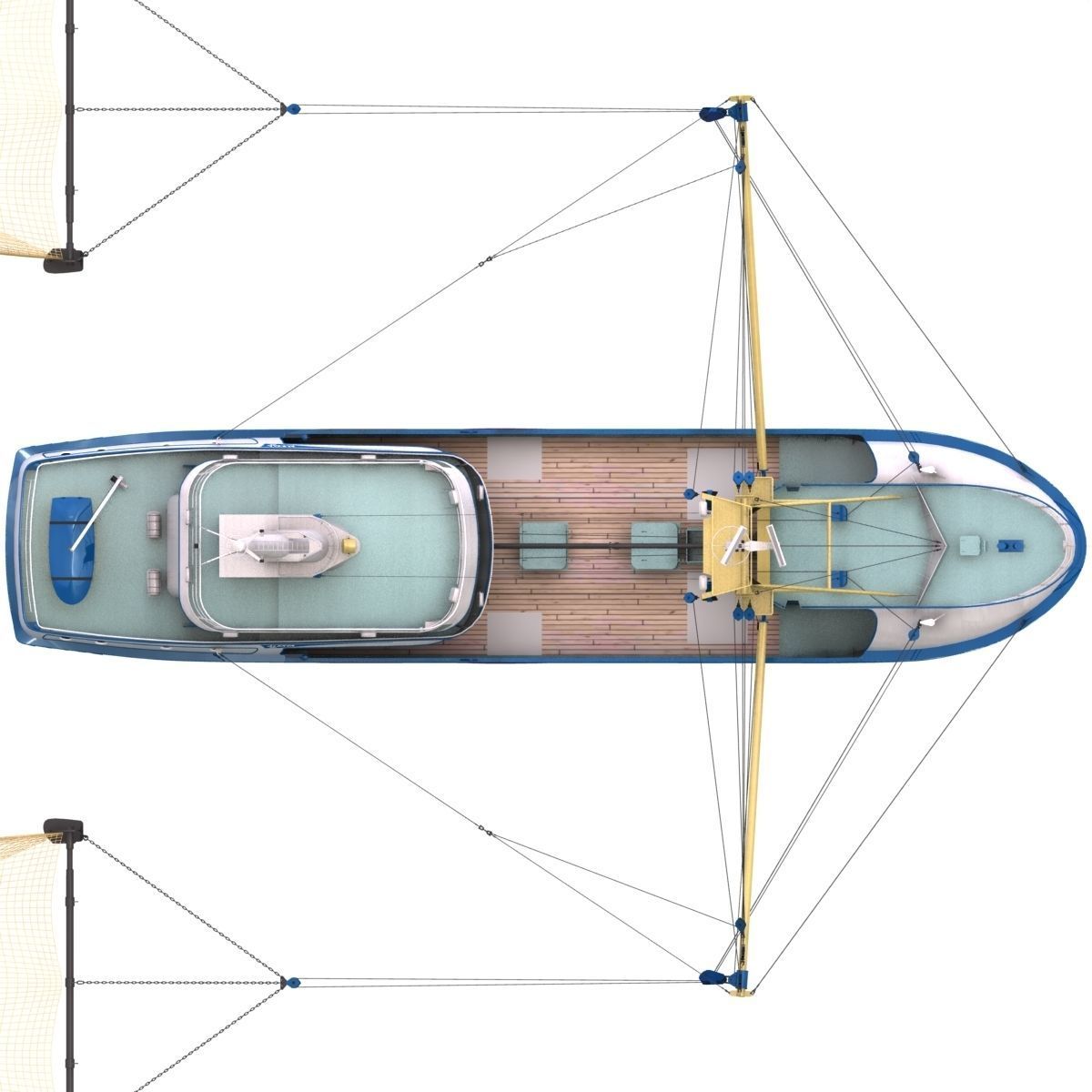 Fishing Boat - 01 -  3D model_3