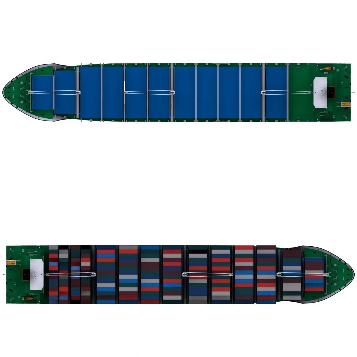 Container Ship - 02 - 3D model_2