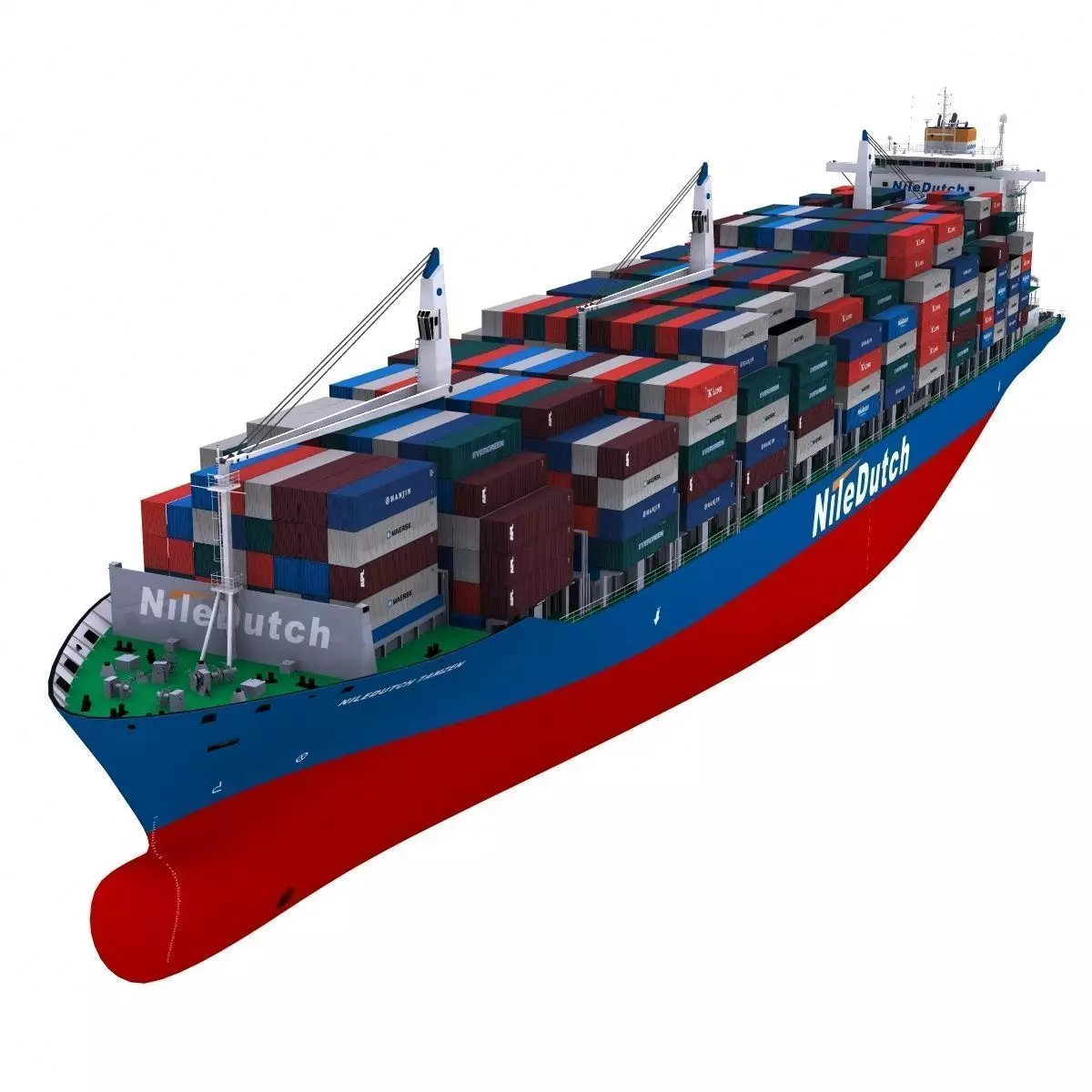 Container Ship - 02 - 3D model_0