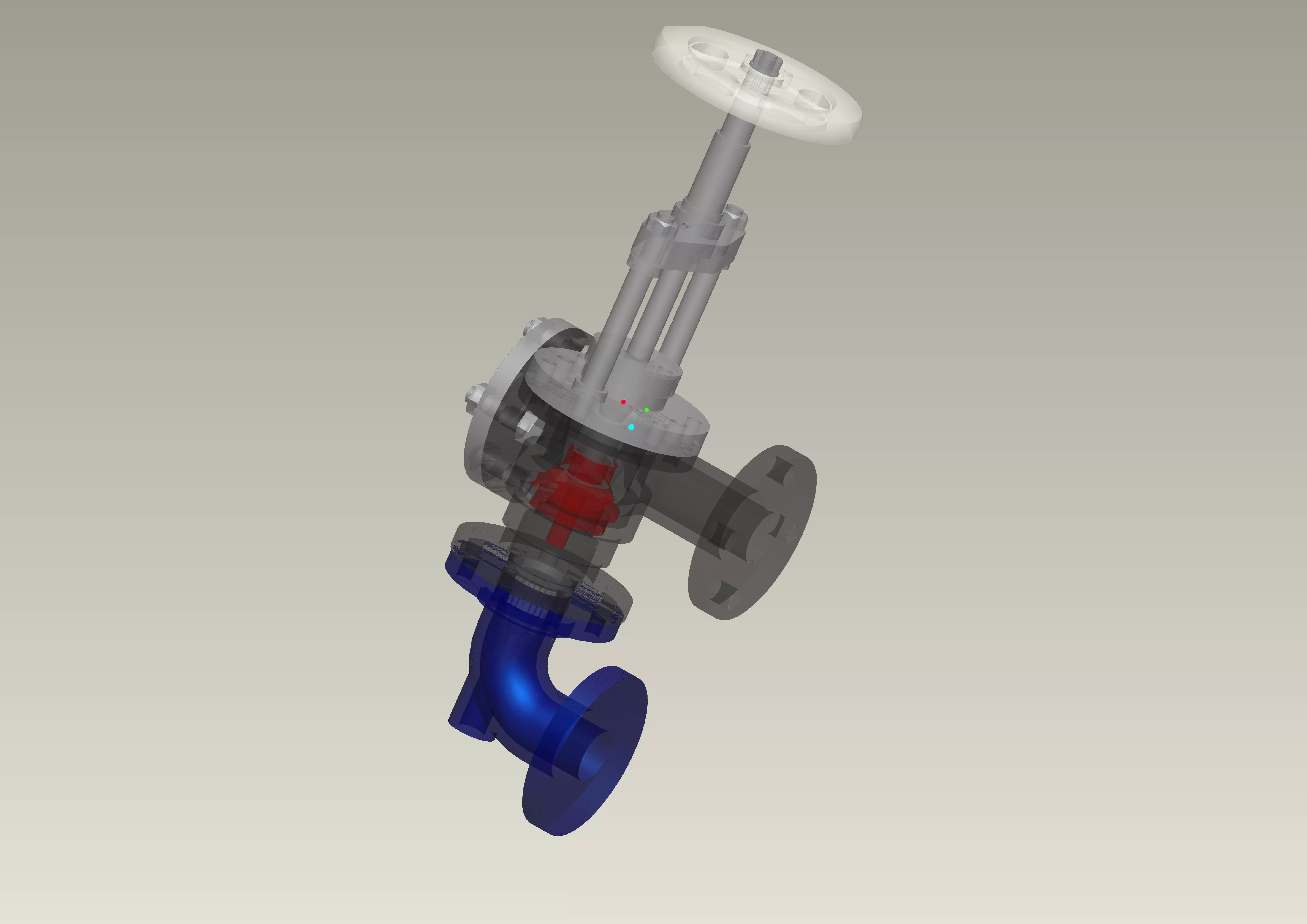 feed chek valve Free 3D model_0