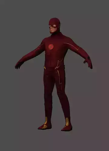 The Flash 3D model