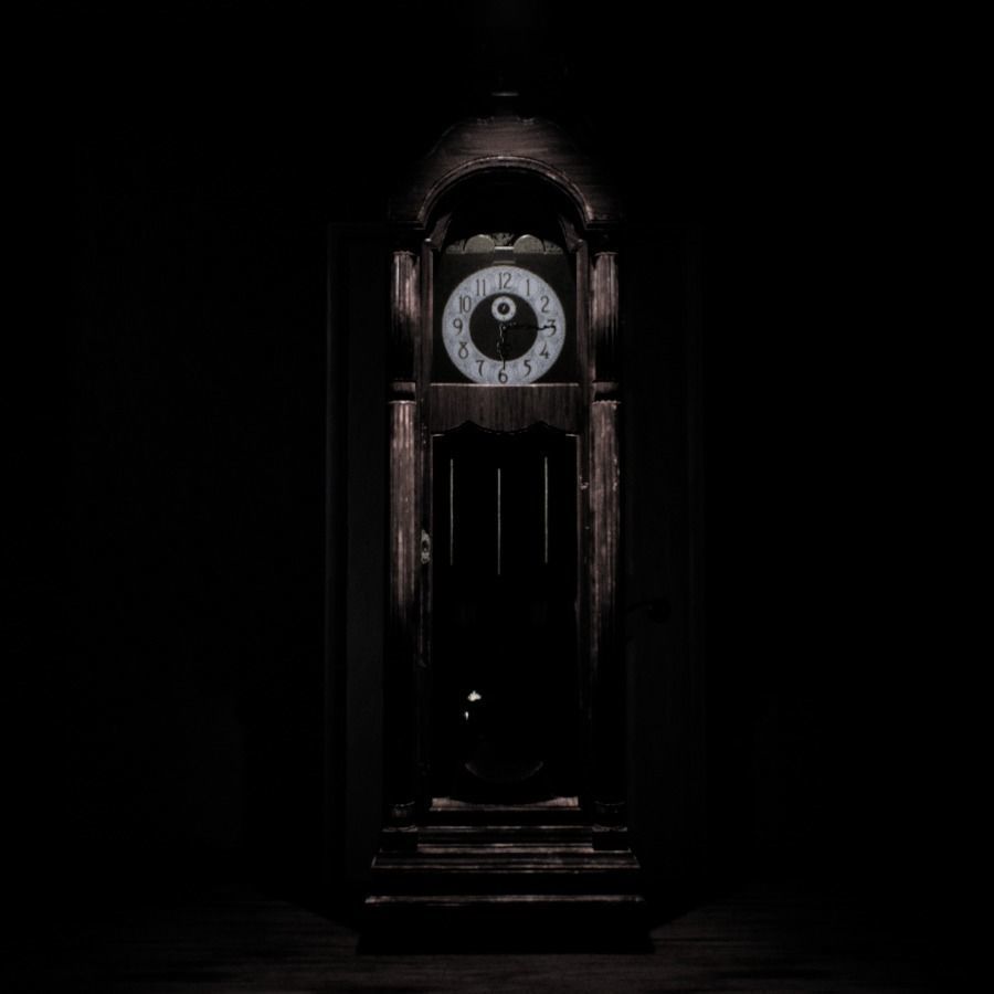 Game Ready Grandfather Clock Low-poly 3D model_5