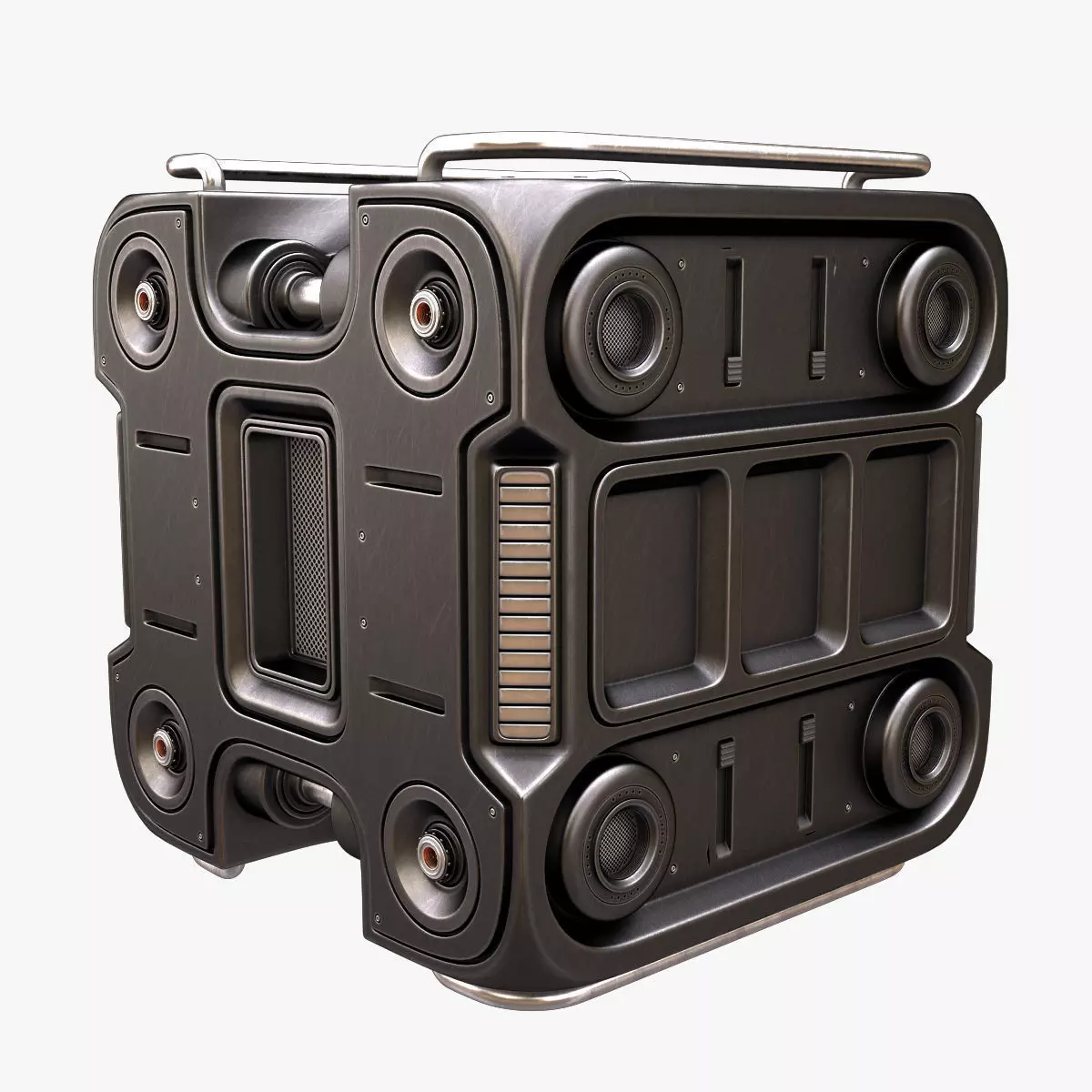 Sci Fi Box 3D model_0